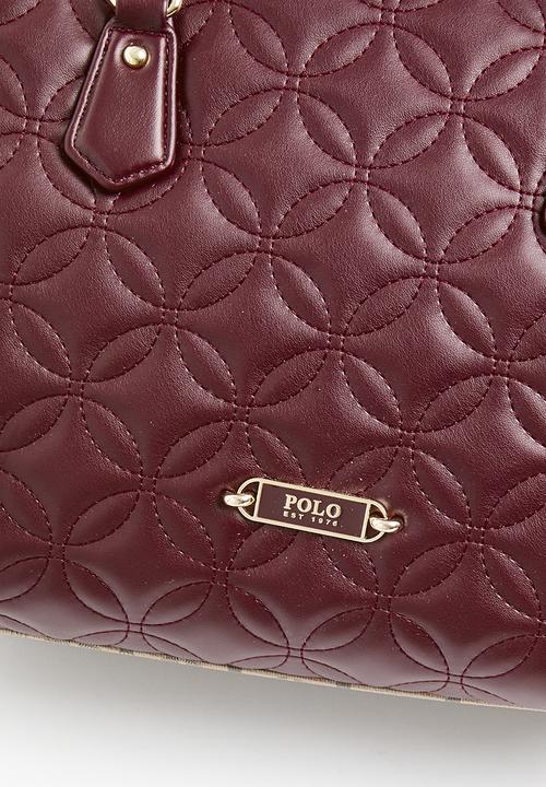 POLO - Madison tote bag- garnet