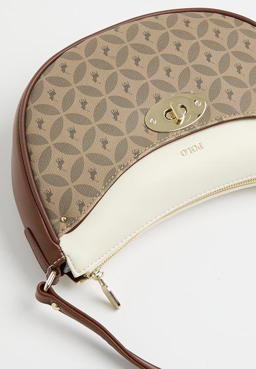 POLO - Preston moon sling bag-tan
