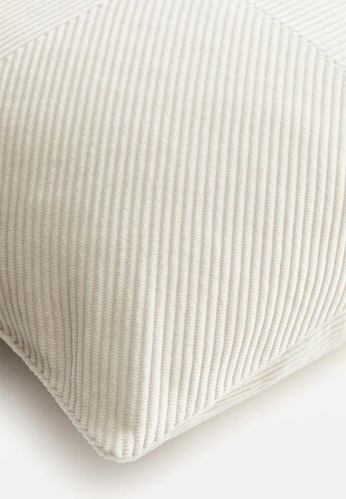 H&M - Corduroy cushion cover - light beige