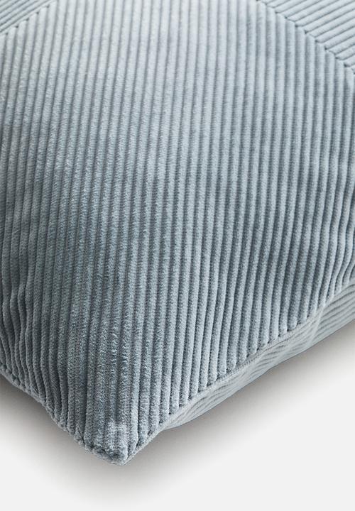 H&M - Corduroy cushion cover - light blue