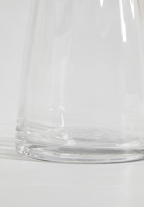 Silk By Design - Flores Glass Vase - Clear