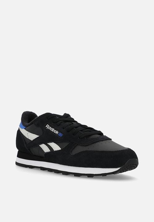 Reebok - Classic leather - washed black/black/white