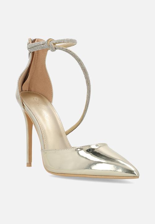 Miss Black - Lou 31 heel - gold