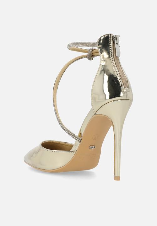 Miss Black - Lou 31 heel - gold
