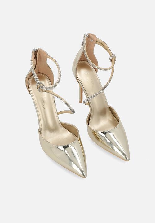 Miss Black - Lou 31 heel - gold