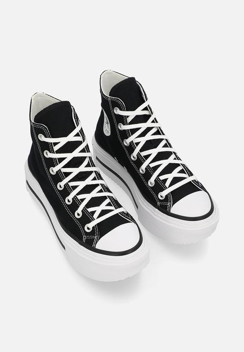 Converse - Chuck taylor all star lift double stack - black/white/black