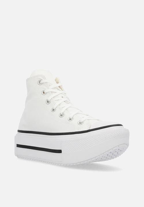 Converse - Chuck taylor all star lift double stack - white/black/white