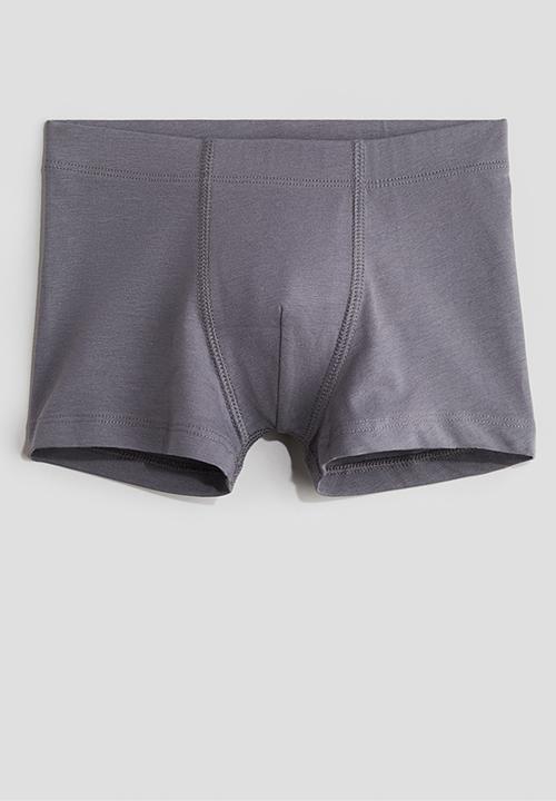 H&M - 5-Pack trunks - blue/elephants 