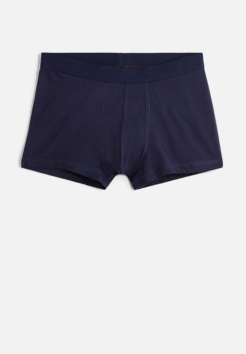 H&M - 3-Pack short trunks with lycra® - navy blue 