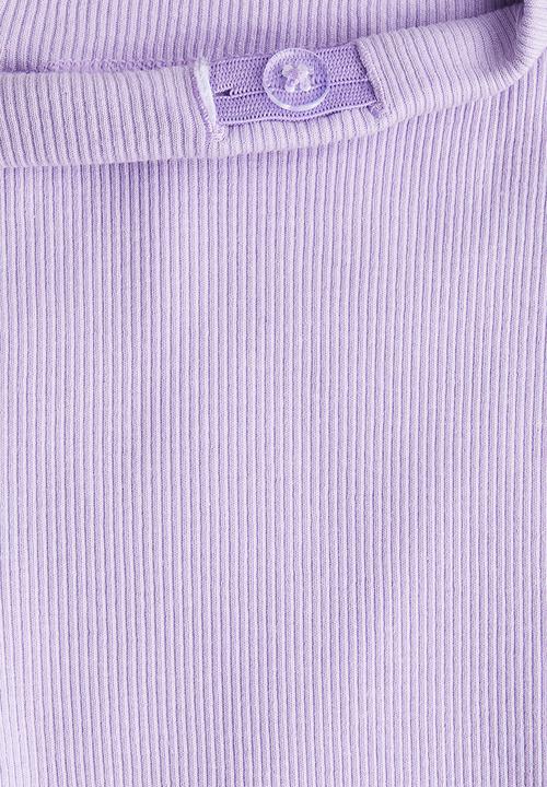 H&M - Ribbed jersey leggings - light purple