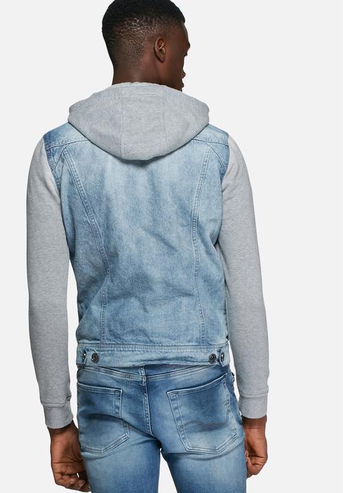 Blend - Denim jacket sweat 