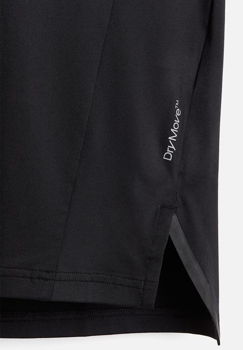H&M - Regular fit sports top with drymove™ - black