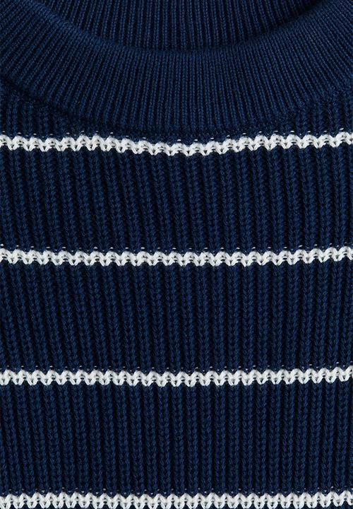 H&M - Boxy jumper - navy blue striped