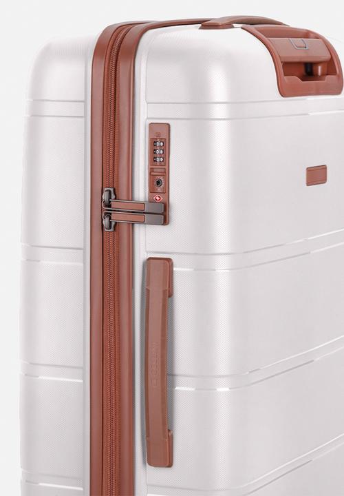 Cellini - Monte Carlo Trolley Case - White & Tan