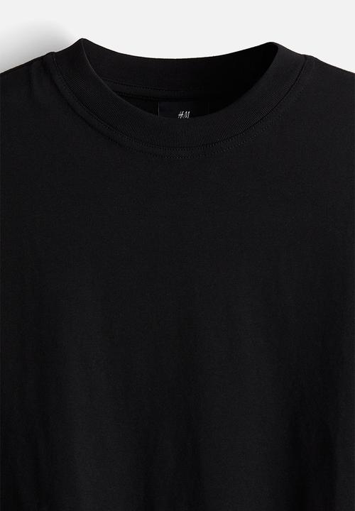 H&M - Oversized fit T-shirt - black
