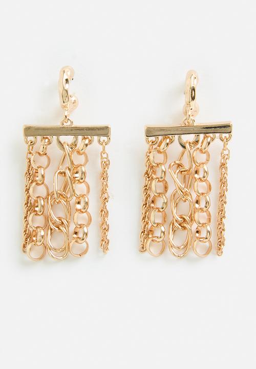 Tessa Design - Olivia chain earring - gold