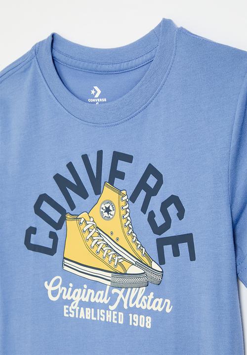 Converse - Converse retro remix sneaker arc tee - open sky1