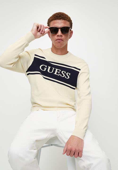 GUESS - Flick cn blocking swtr - pearl white
