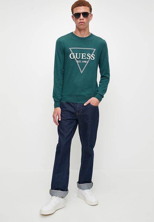 GUESS - Fabian cn logo swtr - true teal