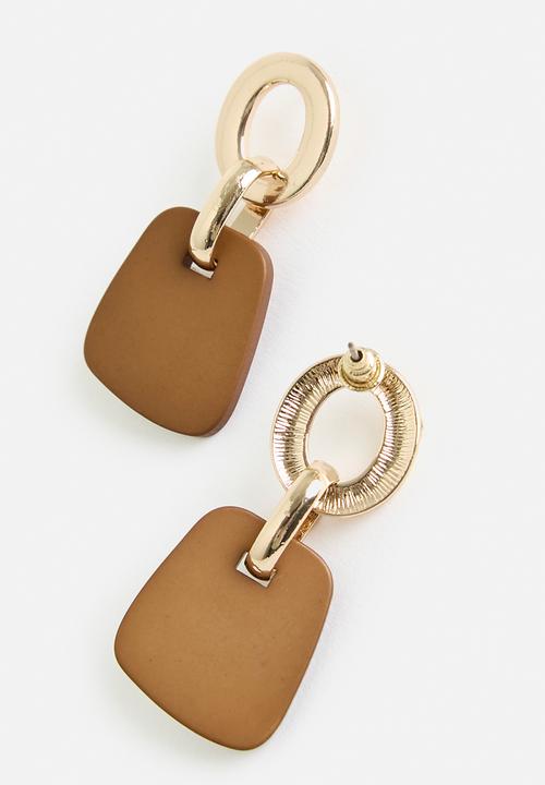 Tessa Design - Lucia disk earring - gold
