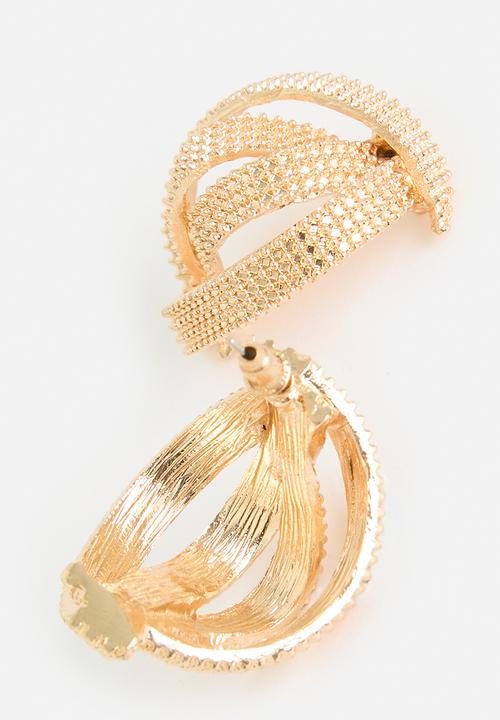 Tessa Design - Camilla folded earring - gold