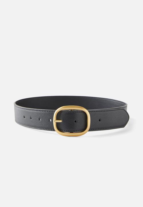 Rubi - Sadie classic saddle belt - black/gold