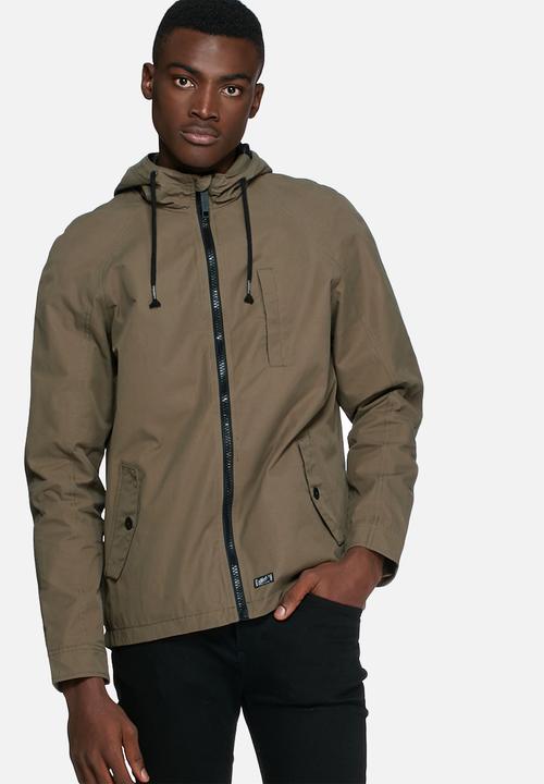 Blend - Drawstring hooded jacket