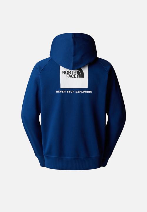 The North Face - RAGLAN BOX NSE HOODIE - Estate Blue-TNF White