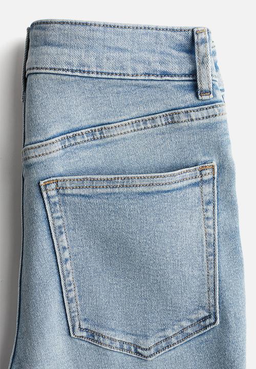 H&M - Skinny high jeans - light denim blue