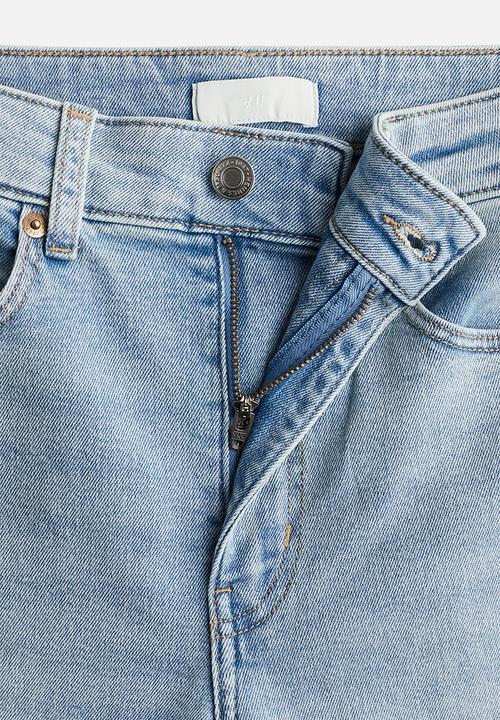 H&M - Skinny high jeans - light denim blue