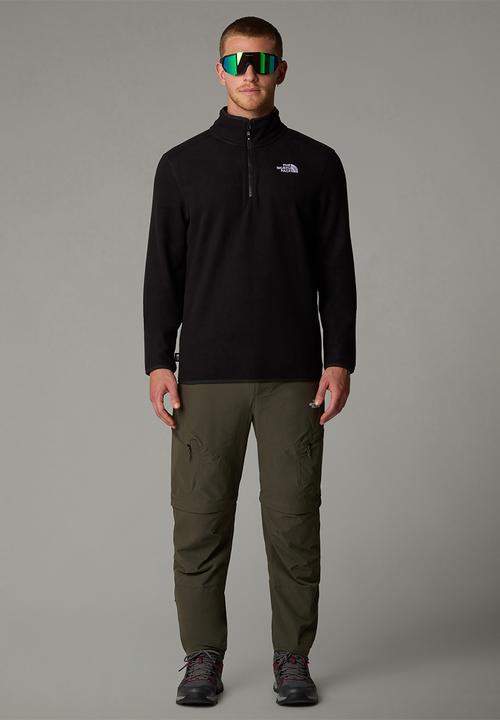 The North Face - 100 Glacier 1/4 Zip - Eu - TNF Black-NPF