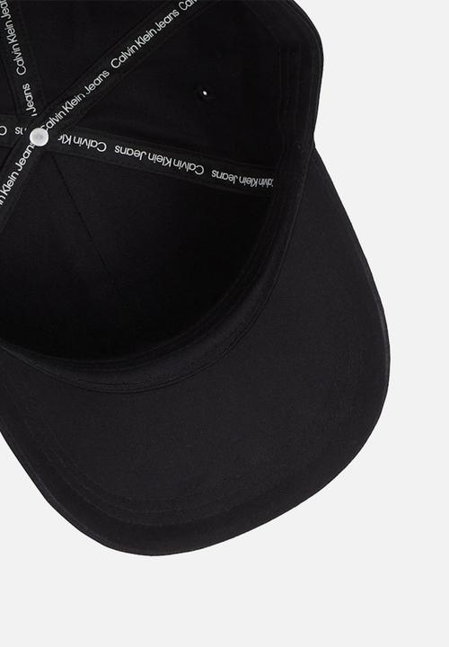Calvin Klein - Mono logo embro cap - black