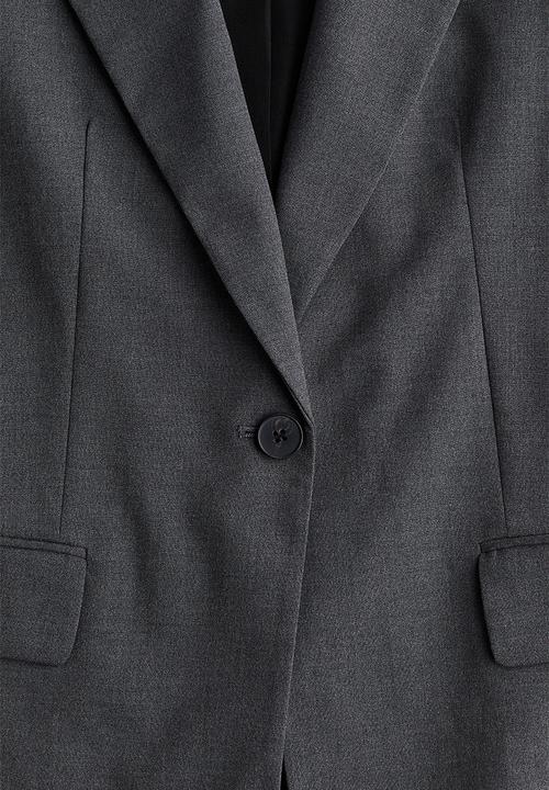 H&M - Single-breasted blazer - dark grey