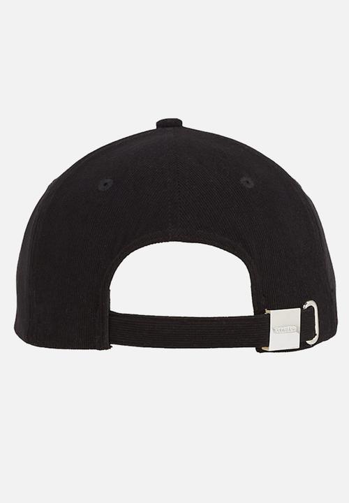 Calvin Klein - Corduroy cotton cap - pvh black
