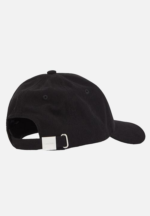 Calvin Klein - Corduroy cotton cap - pvh black