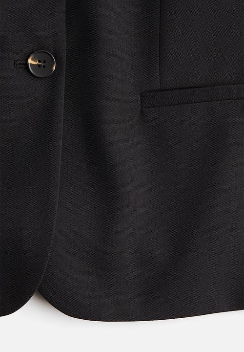 H&M - Fitted blazer - black
