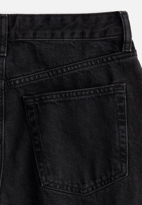 H&M - Wide jeans - black/washed out 