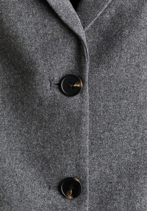 H&M - Fitted blazer - dark grey marl