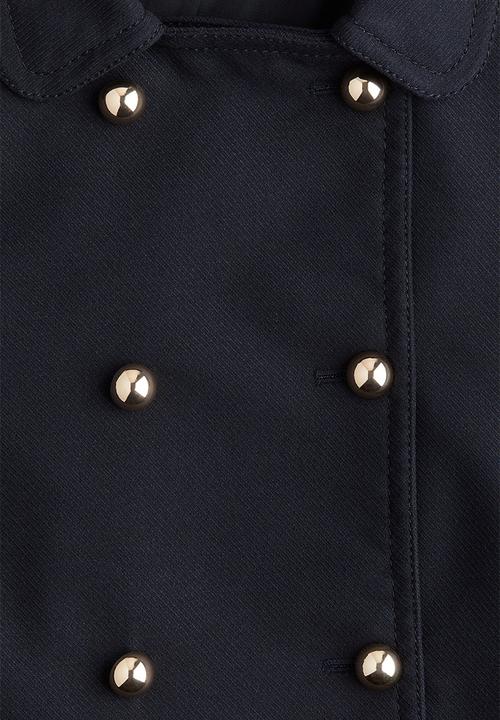 H&M - Double-breasted jacket - navy blue