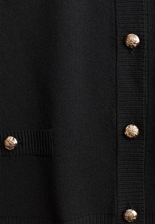 H&M - Fine-knit cardigan - black