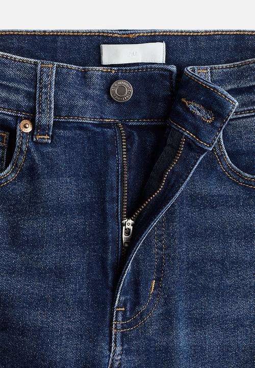 H&M - Skinny high jeans - dark denim blue