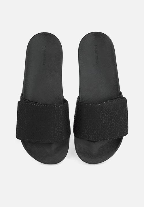 Calvin Klein - Pool slide mono - black mono