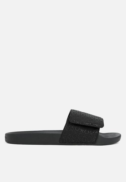 Calvin Klein - Pool slide mono - black mono