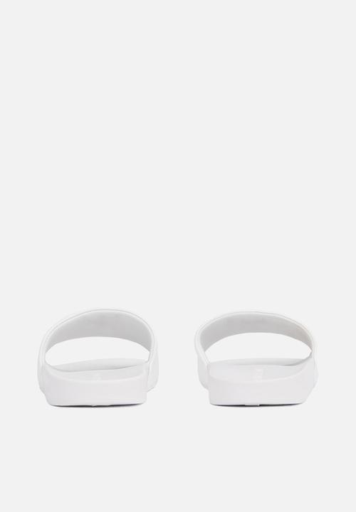 Calvin Klein - Slide monogram - bright white/black