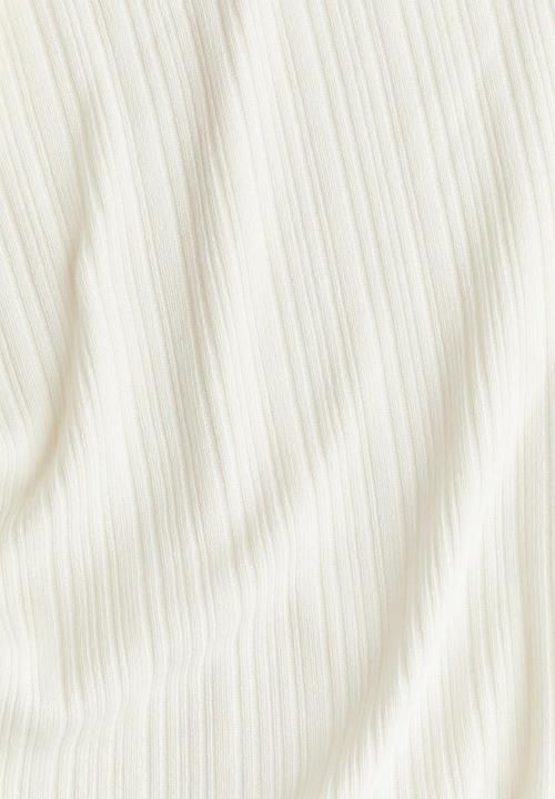 H&M - Draped bodycon dress - cream
