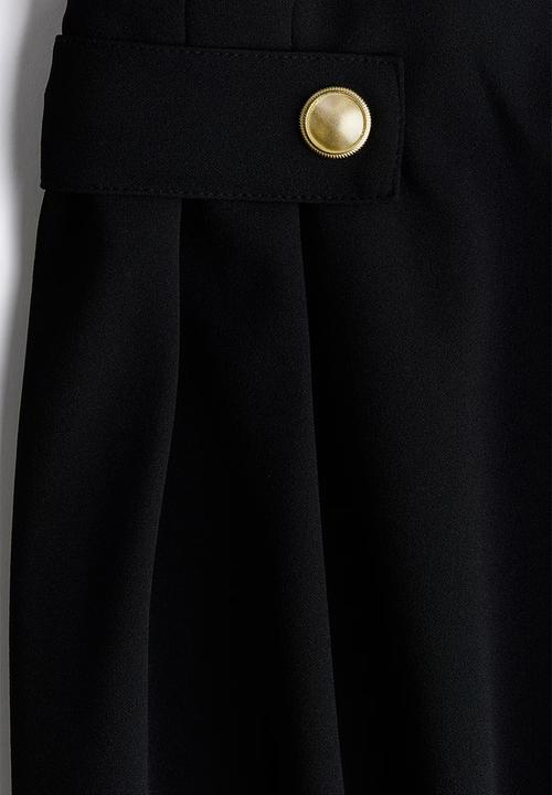 H&M - Tailored jersey trousers - black