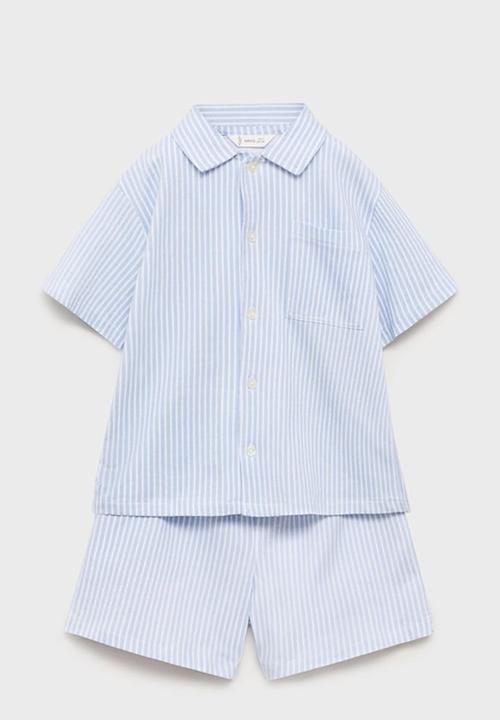 MANGO - Pyjama napb - light pastel blue