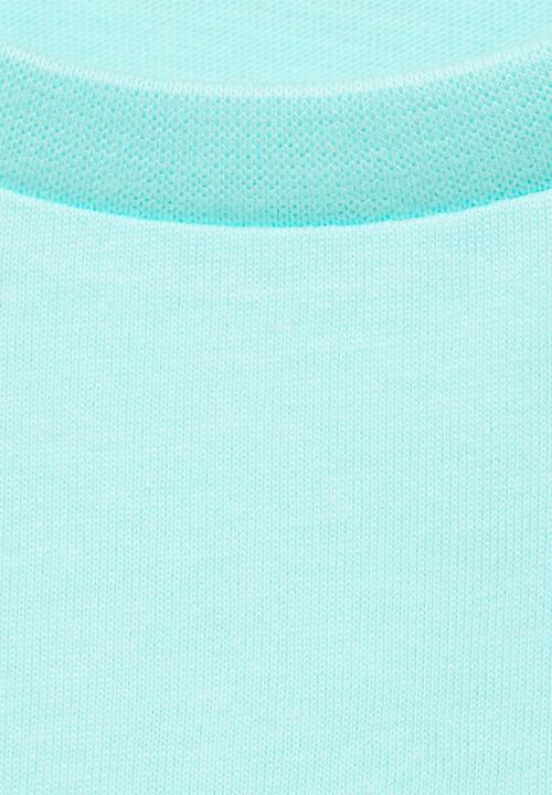 MANGO - T-shirt softb - turquoise aqua