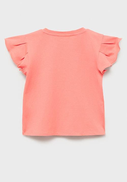 MANGO - T-shirt softb - bright red