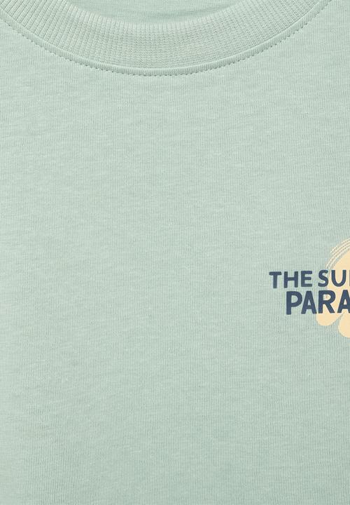 MANGO - T-shirt paradise - green